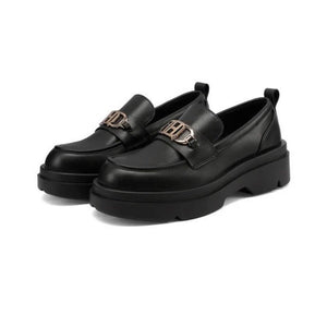 QUEEN HELENA Mocassini platform con morsetto e suola chunky X35-68
