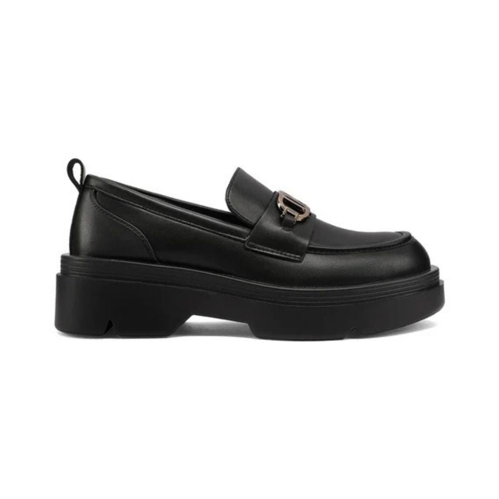 QUEEN HELENA Mocassini platform con morsetto e suola chunky X35-68