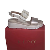 Repo Sandalo Da Donna Art.12202-E6 Col.Cipria/Avorio TC 5 cm