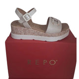 Repo Sandalo Da Donna Art.50235-E6 Col. Avorio TC 5 cm