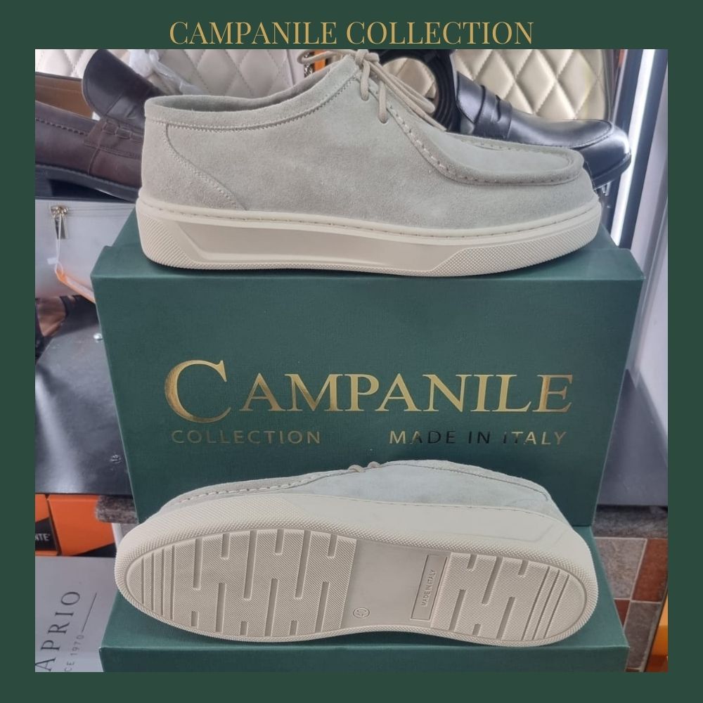 Campanile Collection Scarpe da Uomo modello Ingegnere in camoscio Col.Beige