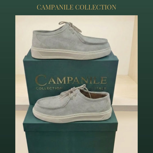 Campanile Collection Scarpe da Uomo modello Ingegnere in camoscio Col.Beige