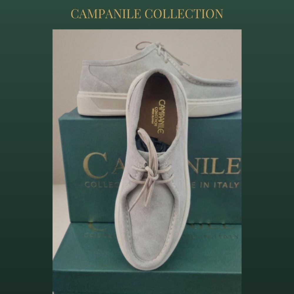 Campanile Collection Scarpe da Uomo modello Ingegnere in camoscio Col.Beige