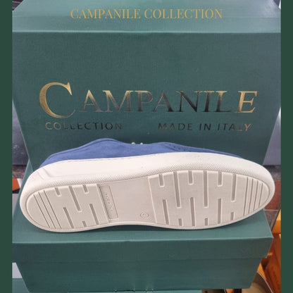 Campanile Collection Scarpe da Uomo modello Ingegnere in camoscio Col.Blu