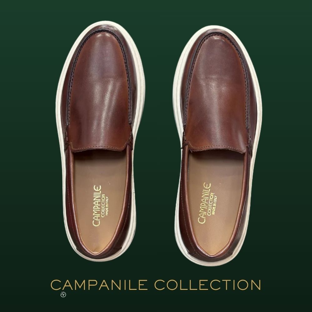 Campanile Collection Mocassino Uomo in pelle Col.Marrone